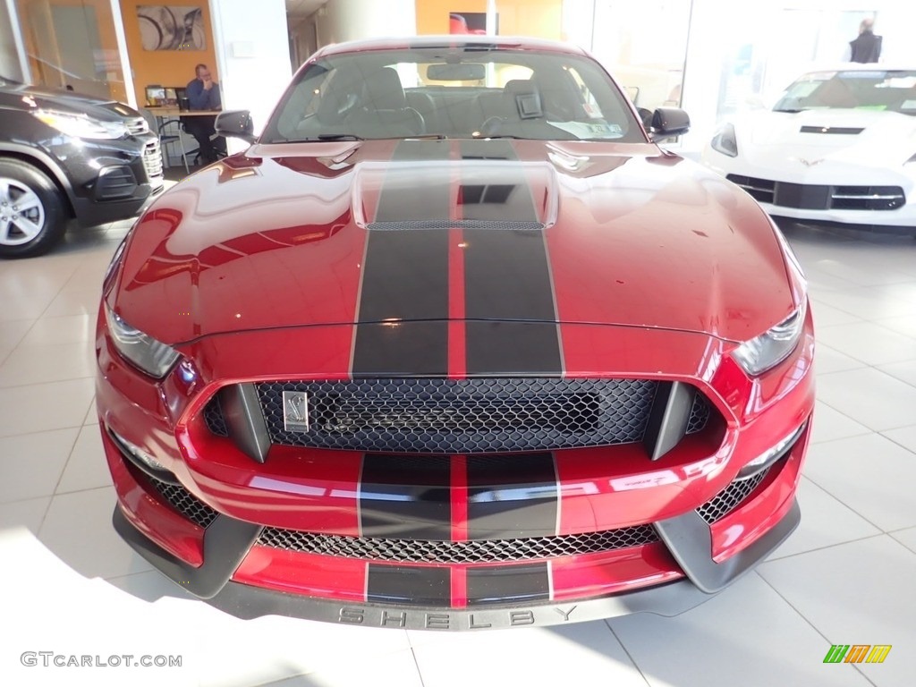 2019 Mustang Shelby GT350 - Ruby Red / GT350 Ebony Leather/Miko Suede photo #12