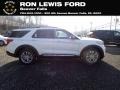 2021 Star White Metallic Tri-Coat Ford Explorer XLT 4WD  photo #1