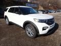 2021 Star White Metallic Tri-Coat Ford Explorer XLT 4WD  photo #3