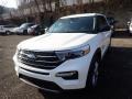 2021 Star White Metallic Tri-Coat Ford Explorer XLT 4WD  photo #5