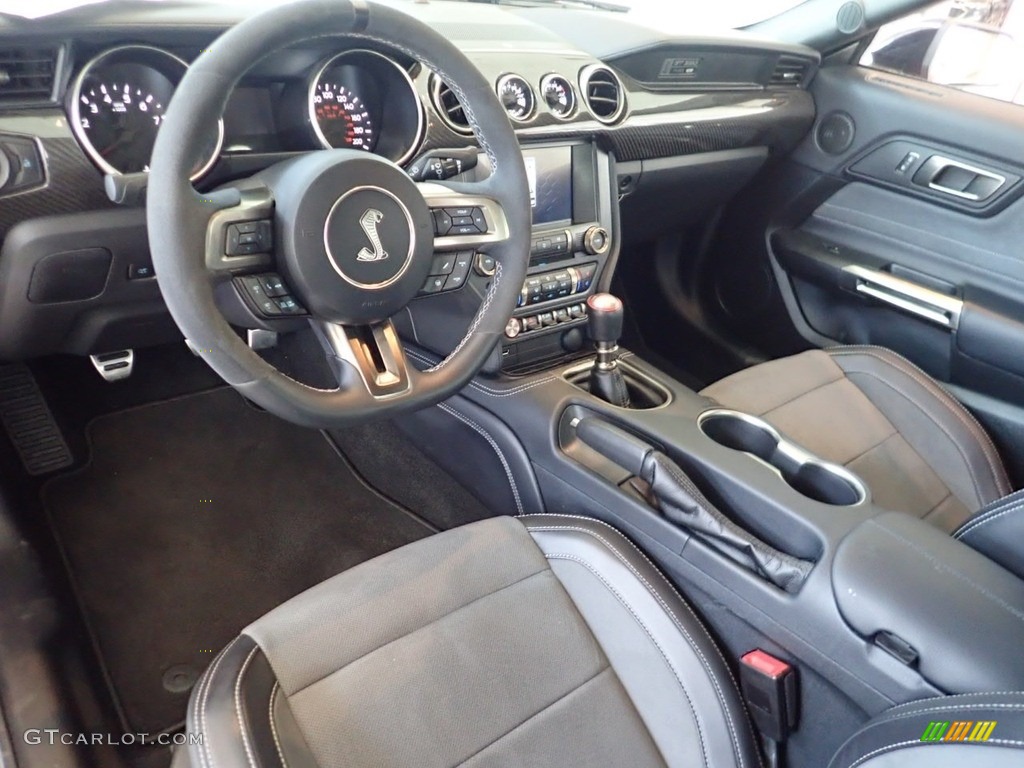 GT350 Ebony Leather/Miko Suede Interior 2019 Ford Mustang Shelby GT350 Photo #140773007