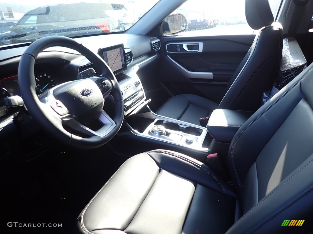 2021 Explorer XLT 4WD - Star White Metallic Tri-Coat / Ebony photo #12
