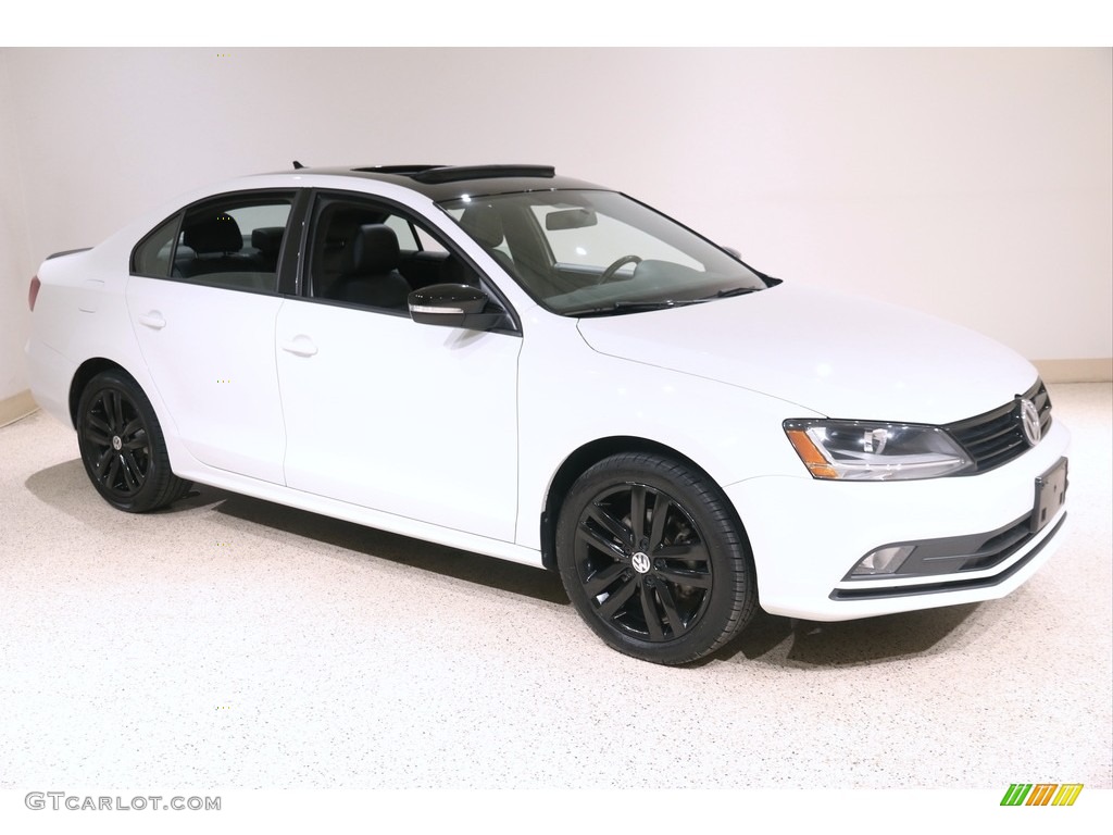 Pure White 2018 Volkswagen Jetta SE Sport Exterior Photo #140773244