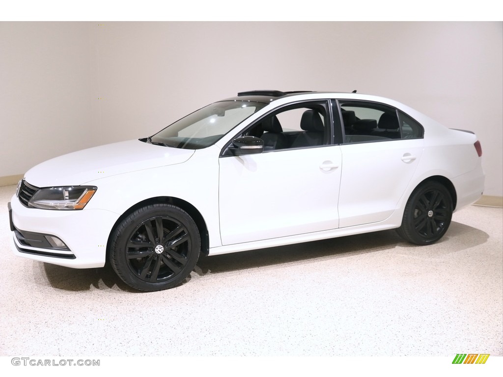 Pure White 2018 Volkswagen Jetta SE Sport Exterior Photo #140773286
