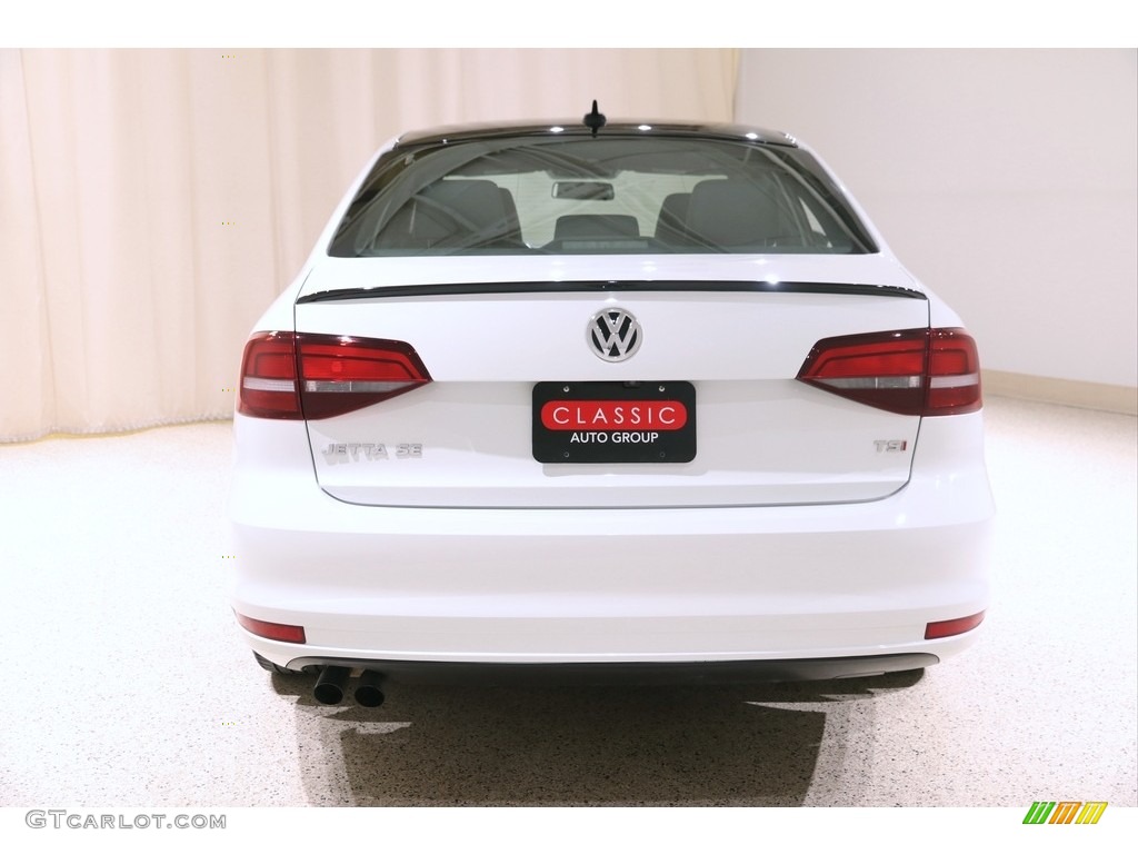 2018 Jetta SE Sport - Pure White / Titan Black photo #17