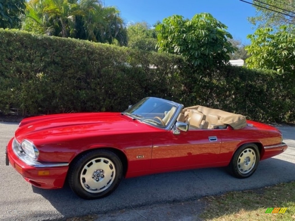Signal Red 1996 Jaguar XJ XJS Convertible Exterior Photo #140773625