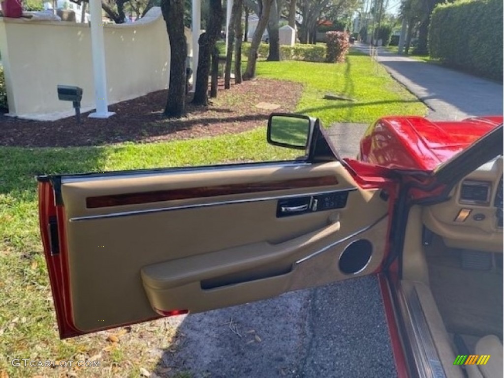 1996 Jaguar XJ XJS Convertible Coffee Door Panel Photo #140774099