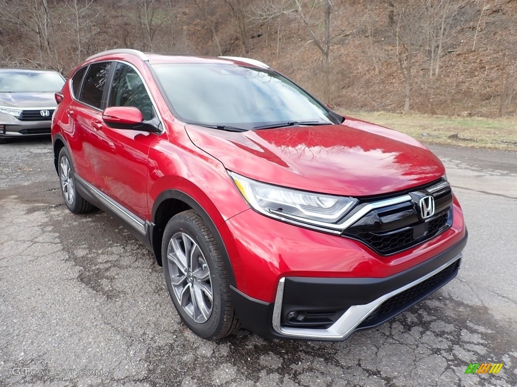 Radiant Red Metallic 2021 Honda CR-V Touring AWD Exterior Photo #140775029
