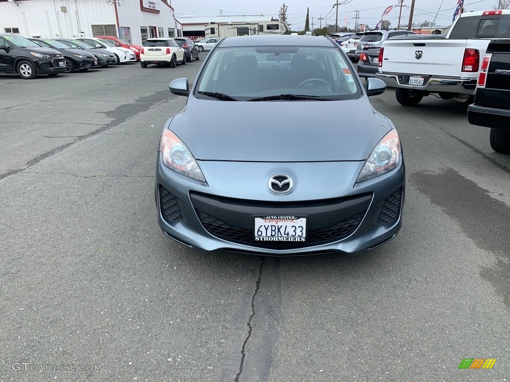 2013 MAZDA3 i Sport 4 Door - Dolphin Gray Mica / Black photo #5
