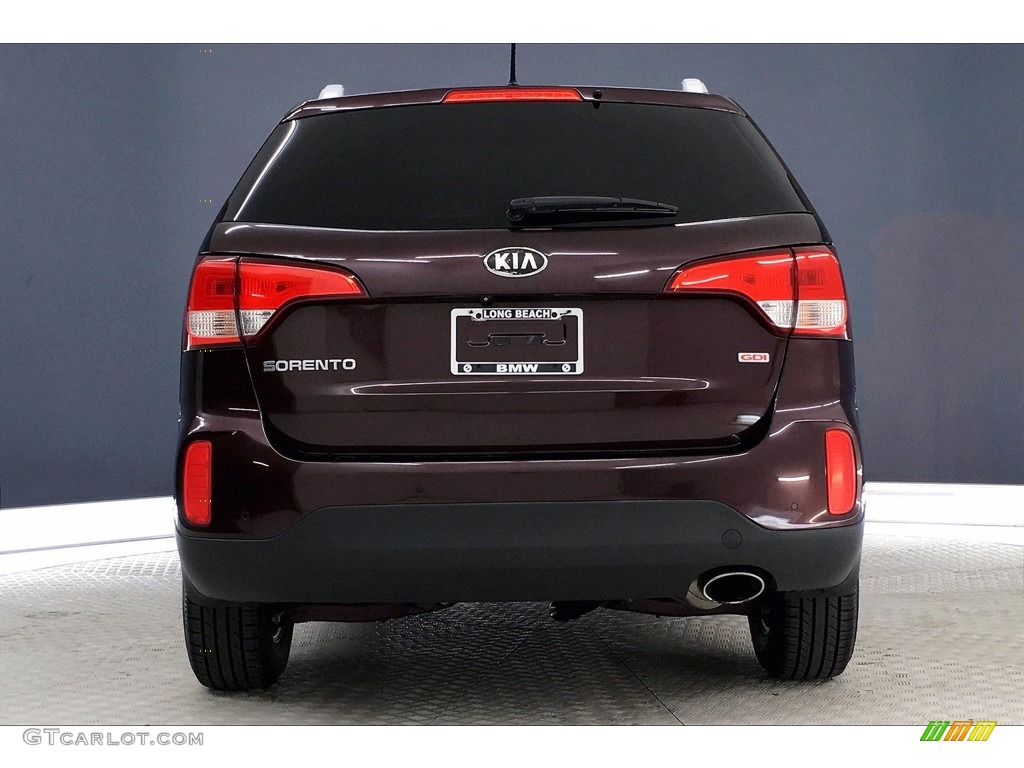 2014 Sorento LX - Dark Cherry / Beige photo #3