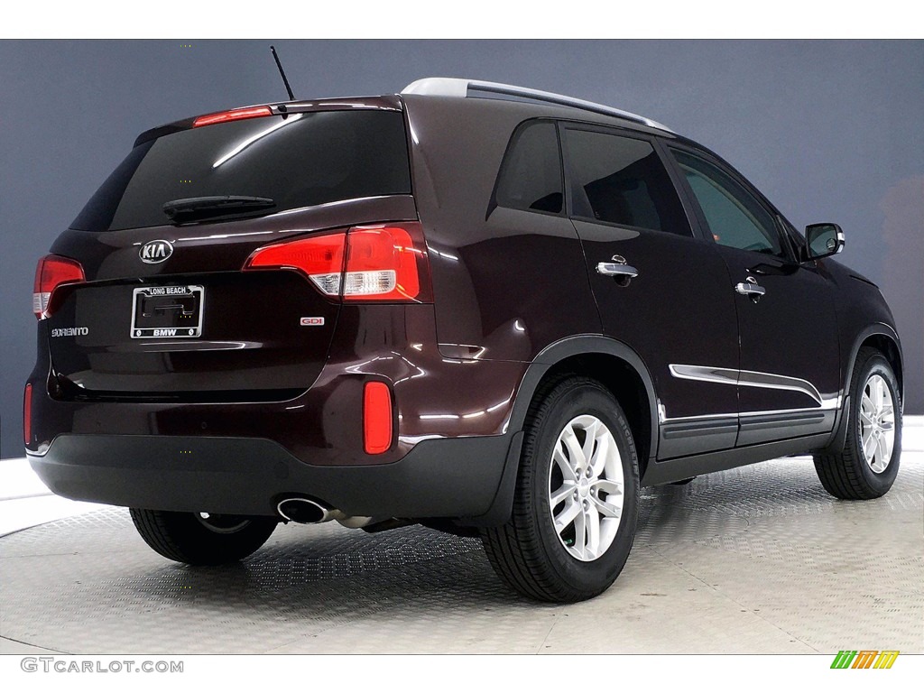 2014 Sorento LX - Dark Cherry / Beige photo #13