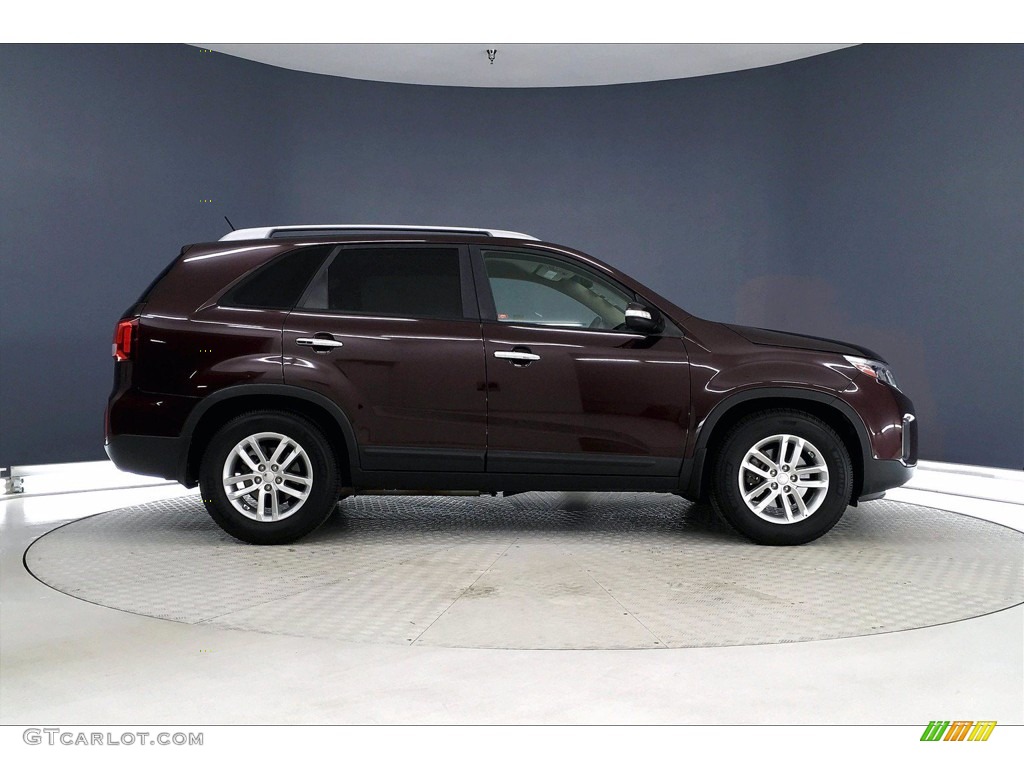 2014 Sorento LX - Dark Cherry / Beige photo #14