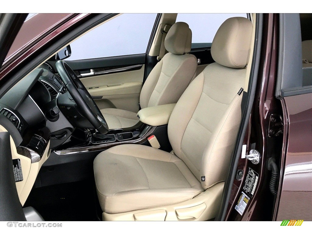 2014 Sorento LX - Dark Cherry / Beige photo #28