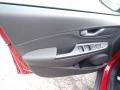 Black 2021 Hyundai Kona Ultimate AWD Door Panel
