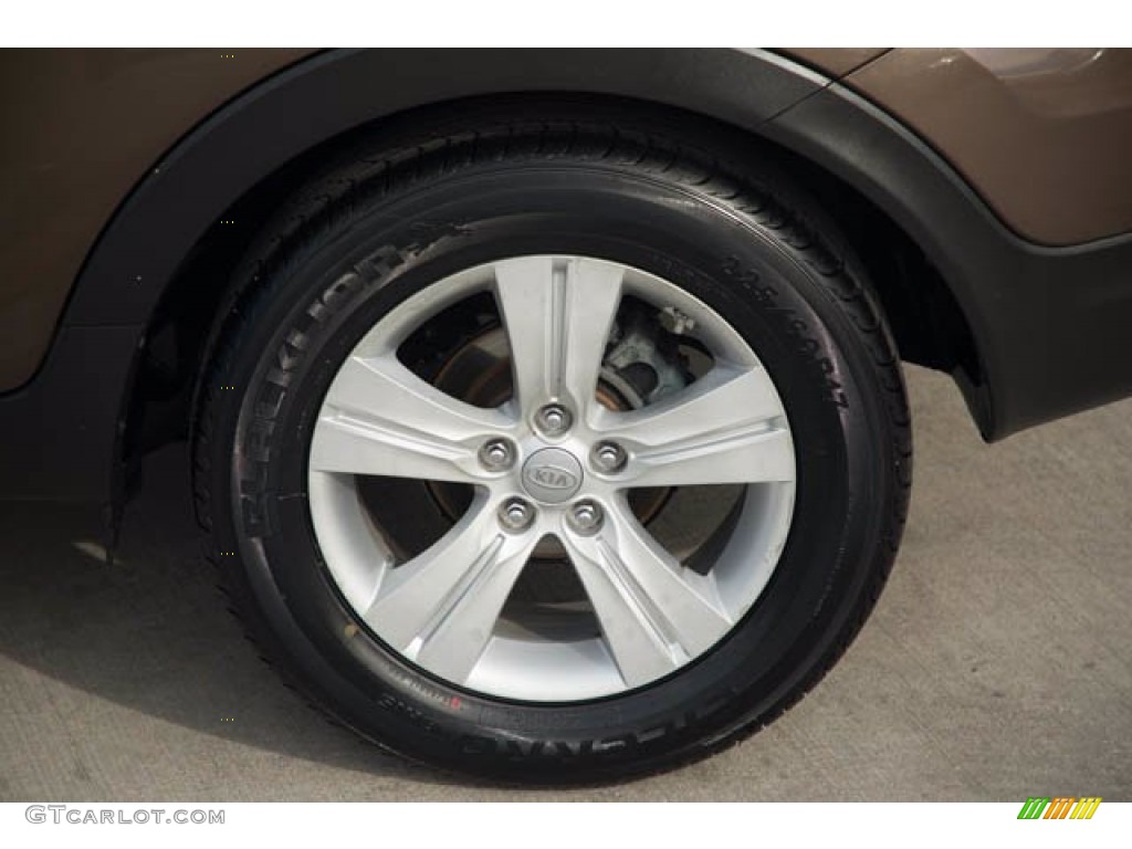 2011 Sportage LX - Sand Track / Black photo #35