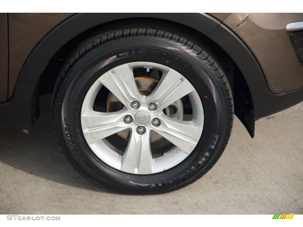2011 Sportage LX - Sand Track / Black photo #37