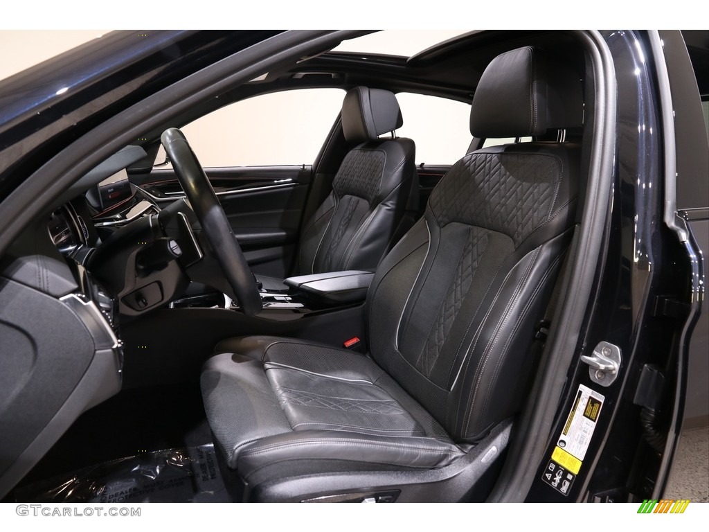 2018 5 Series M550i xDrive Sedan - Carbon Black Metallic / Black photo #6