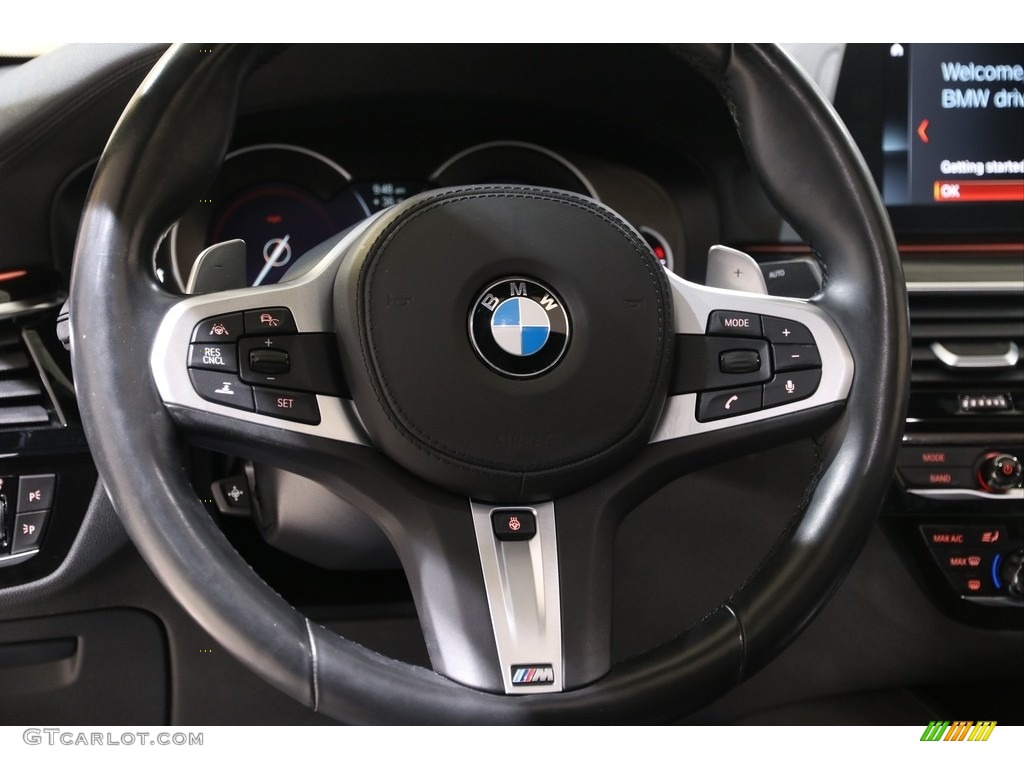 2018 5 Series M550i xDrive Sedan - Carbon Black Metallic / Black photo #9