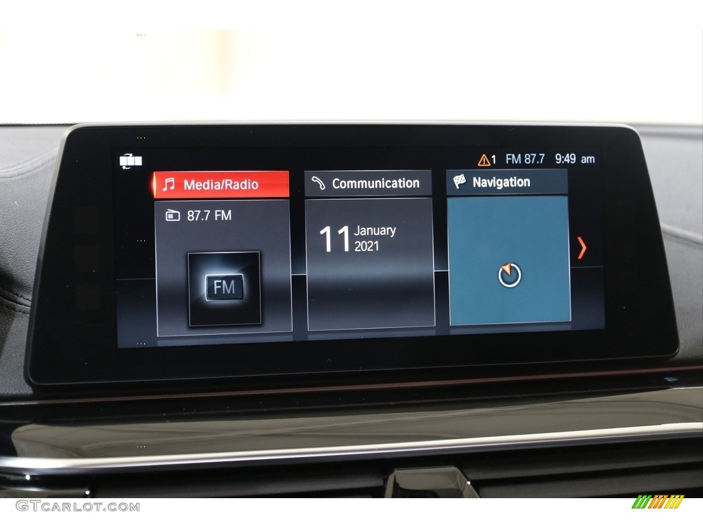 2018 5 Series M550i xDrive Sedan - Carbon Black Metallic / Black photo #12
