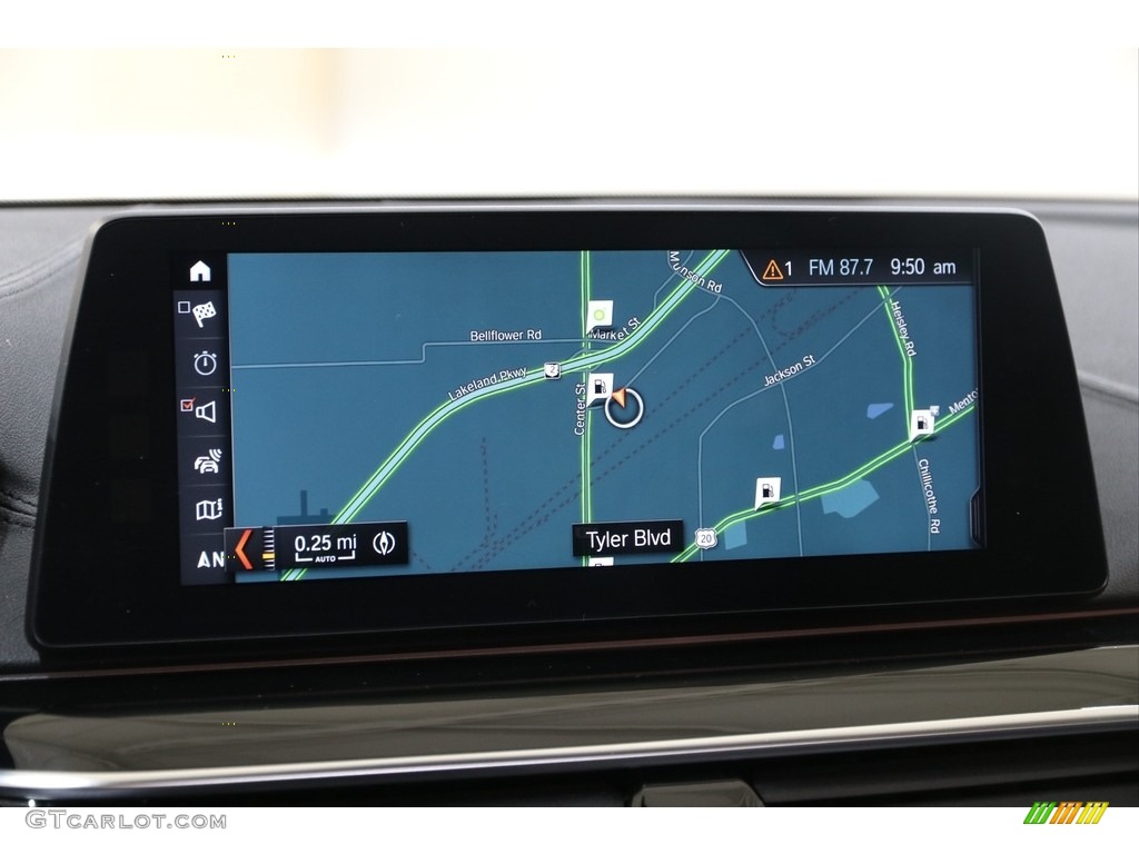 2018 5 Series M550i xDrive Sedan - Carbon Black Metallic / Black photo #14
