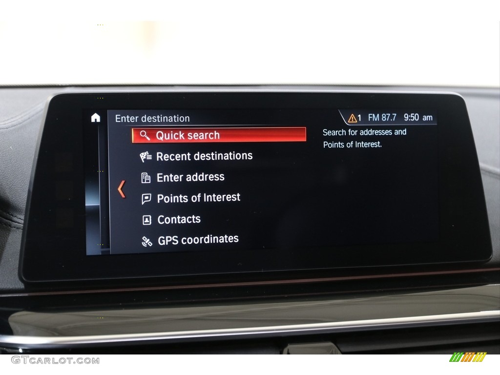 2018 5 Series M550i xDrive Sedan - Carbon Black Metallic / Black photo #15