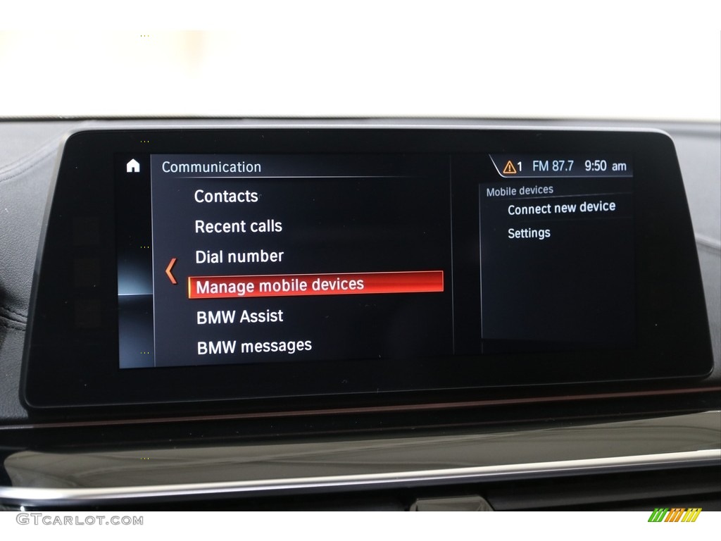 2018 5 Series M550i xDrive Sedan - Carbon Black Metallic / Black photo #17
