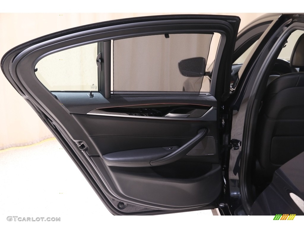 2018 5 Series M550i xDrive Sedan - Carbon Black Metallic / Black photo #27