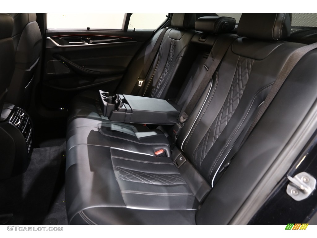 2018 5 Series M550i xDrive Sedan - Carbon Black Metallic / Black photo #29