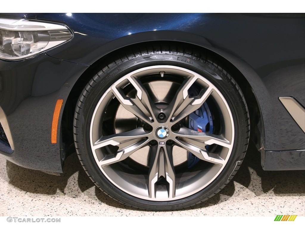 2018 5 Series M550i xDrive Sedan - Carbon Black Metallic / Black photo #32