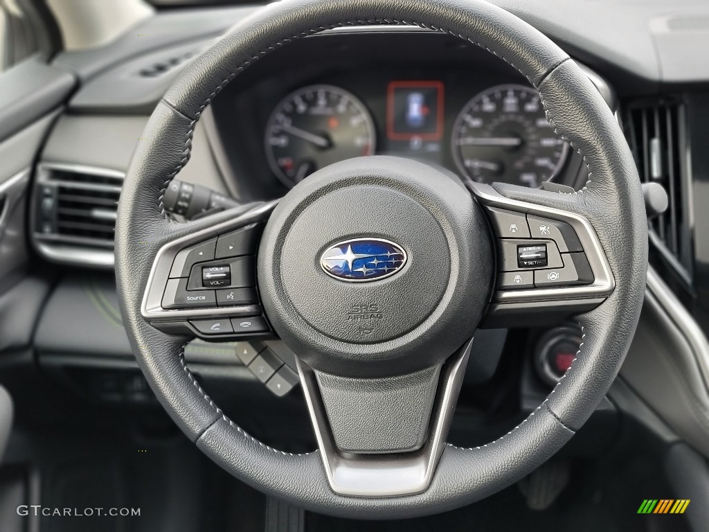 2020 Subaru Outback Onyx Edition XT Gray StarTex Steering Wheel Photo #140778350