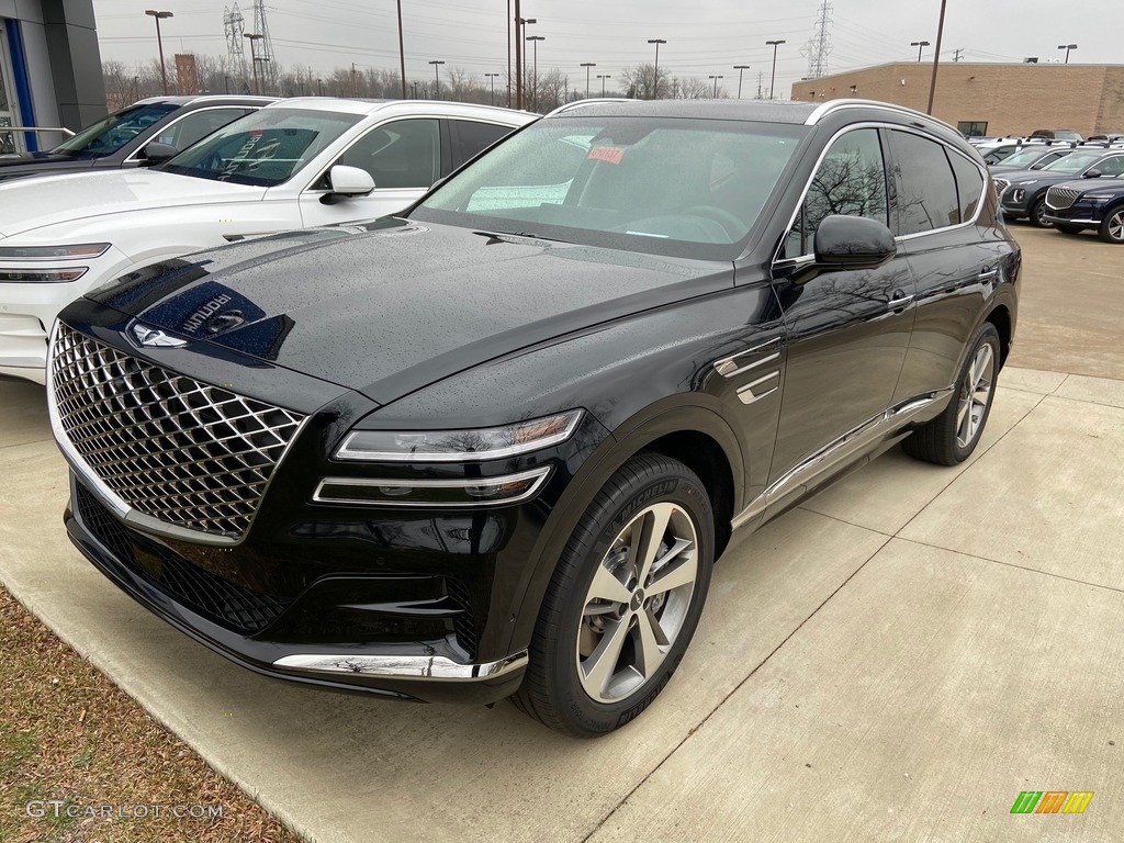 2021 GV80 3.5T Advanced Plus AWD - Vik Black / Black photo #1