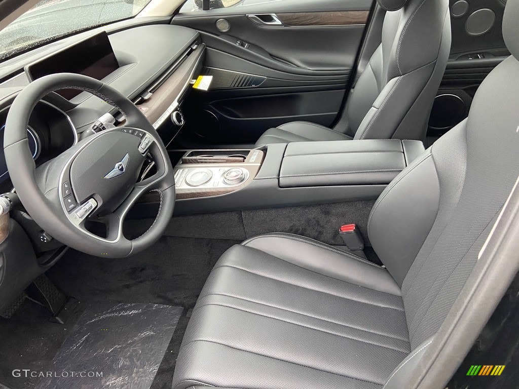 Black Interior 2021 Genesis G80 2.5T Photo #140779387