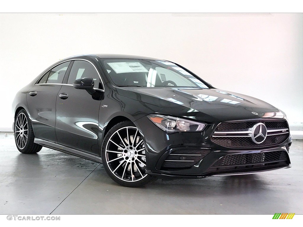 Night Black 2021 Mercedes-Benz CLA AMG 35 Coupe Exterior Photo #140779634