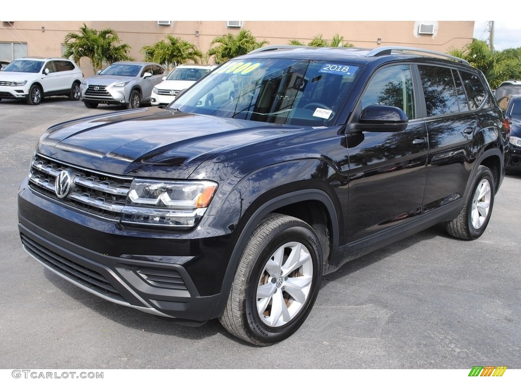 Deep Black Pearl 2018 Volkswagen Atlas S Exterior Photo #140779637
