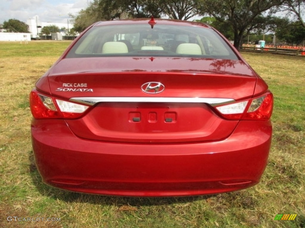 2013 Sonata GLS - Sparkling Ruby / Camel photo #5