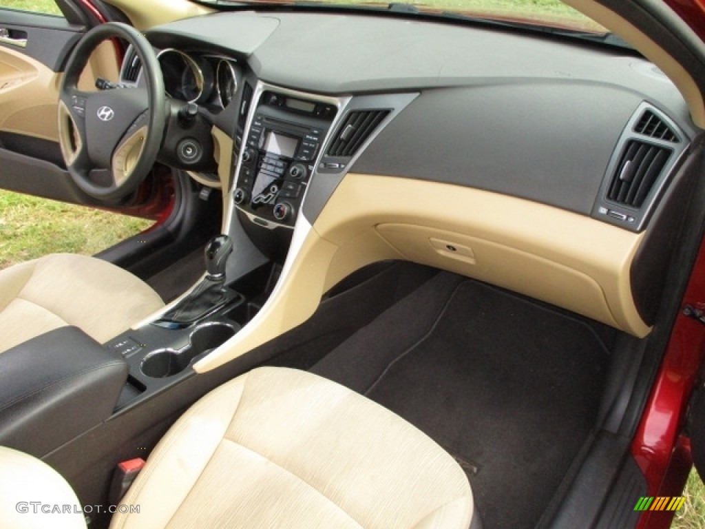 2013 Sonata GLS - Sparkling Ruby / Camel photo #6