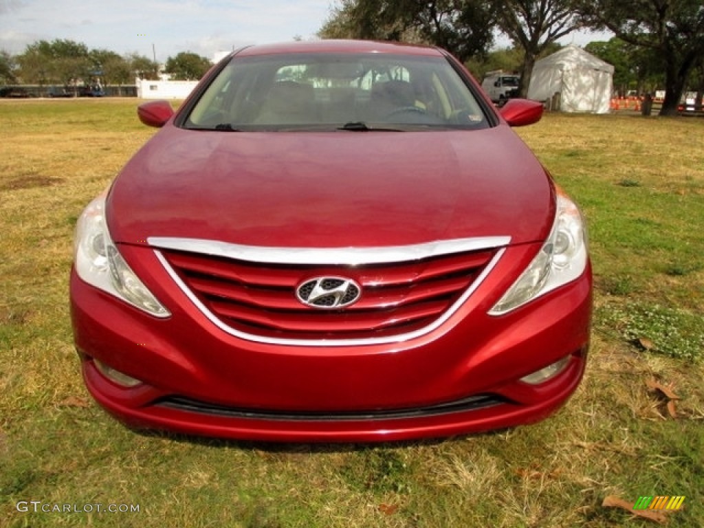 2013 Sonata GLS - Sparkling Ruby / Camel photo #13