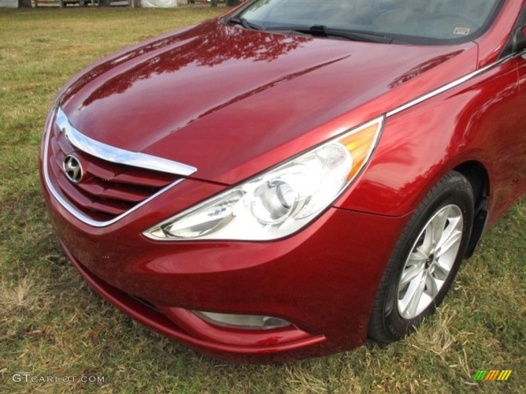 2013 Sonata GLS - Sparkling Ruby / Camel photo #15