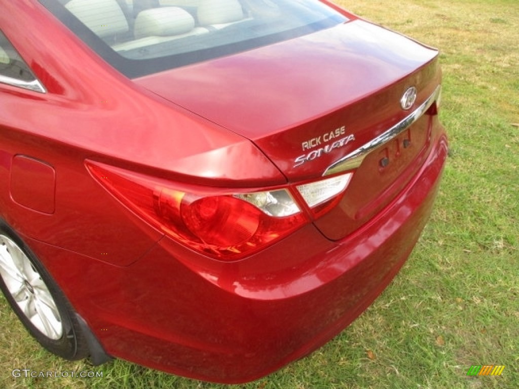 2013 Sonata GLS - Sparkling Ruby / Camel photo #23