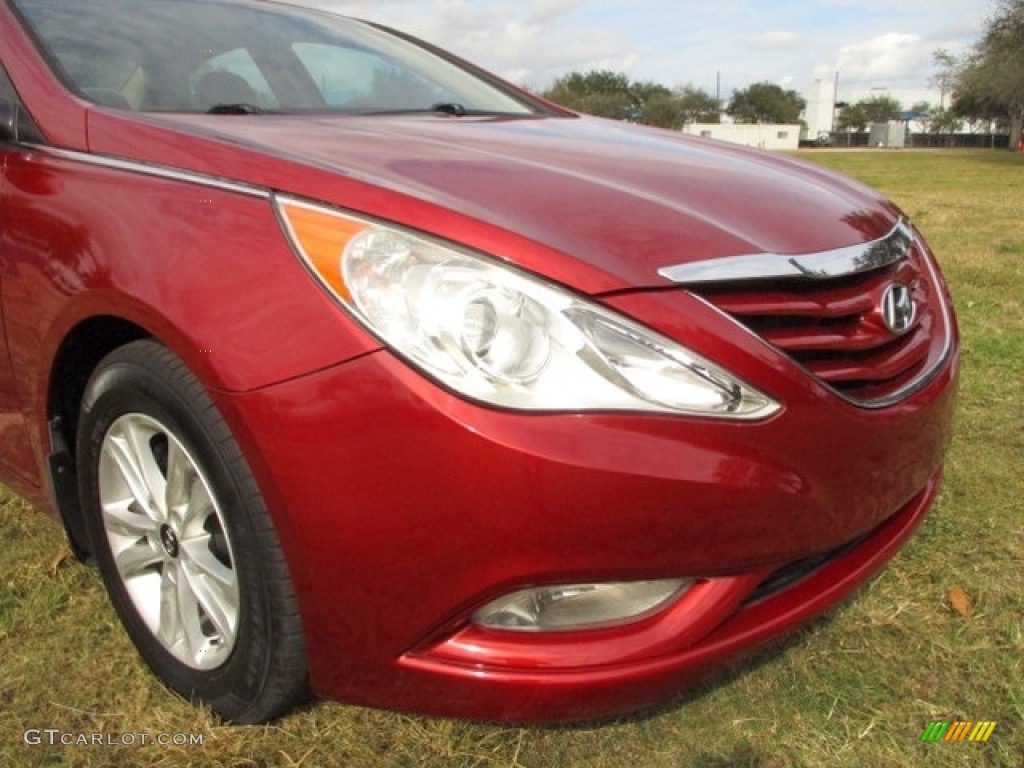 2013 Sonata GLS - Sparkling Ruby / Camel photo #25