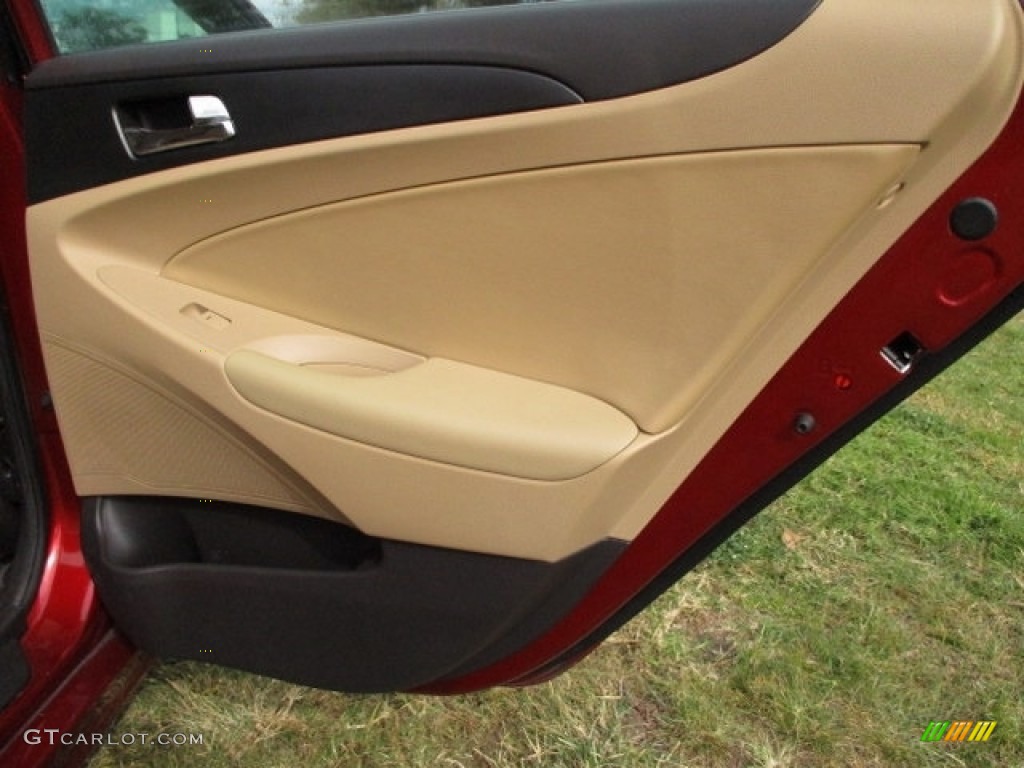 2013 Sonata GLS - Sparkling Ruby / Camel photo #31