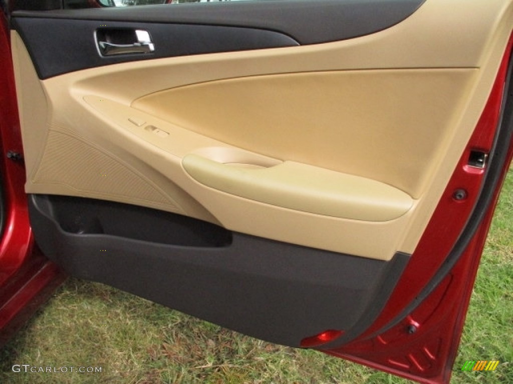 2013 Sonata GLS - Sparkling Ruby / Camel photo #33