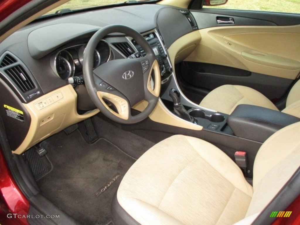 2013 Sonata GLS - Sparkling Ruby / Camel photo #34