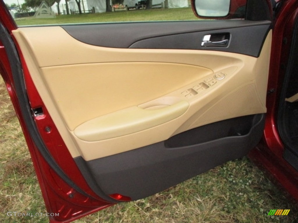 2013 Sonata GLS - Sparkling Ruby / Camel photo #37