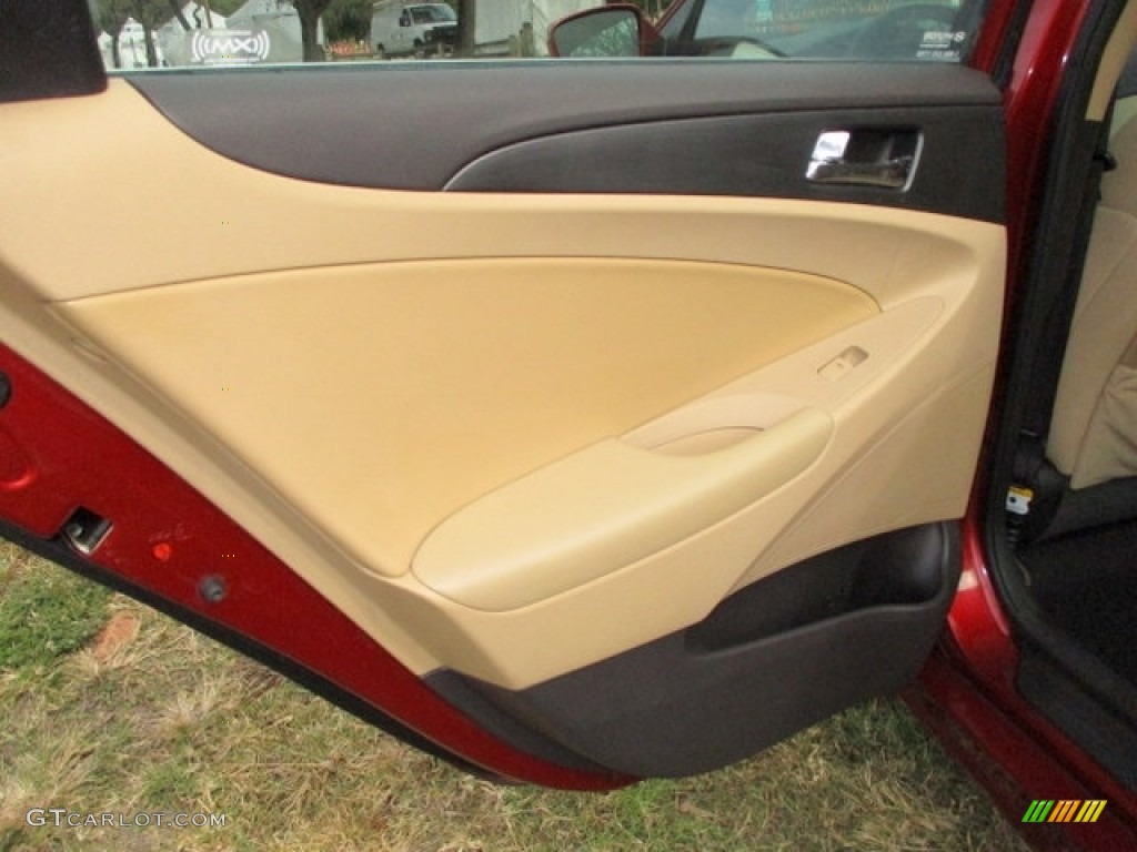 2013 Sonata GLS - Sparkling Ruby / Camel photo #59