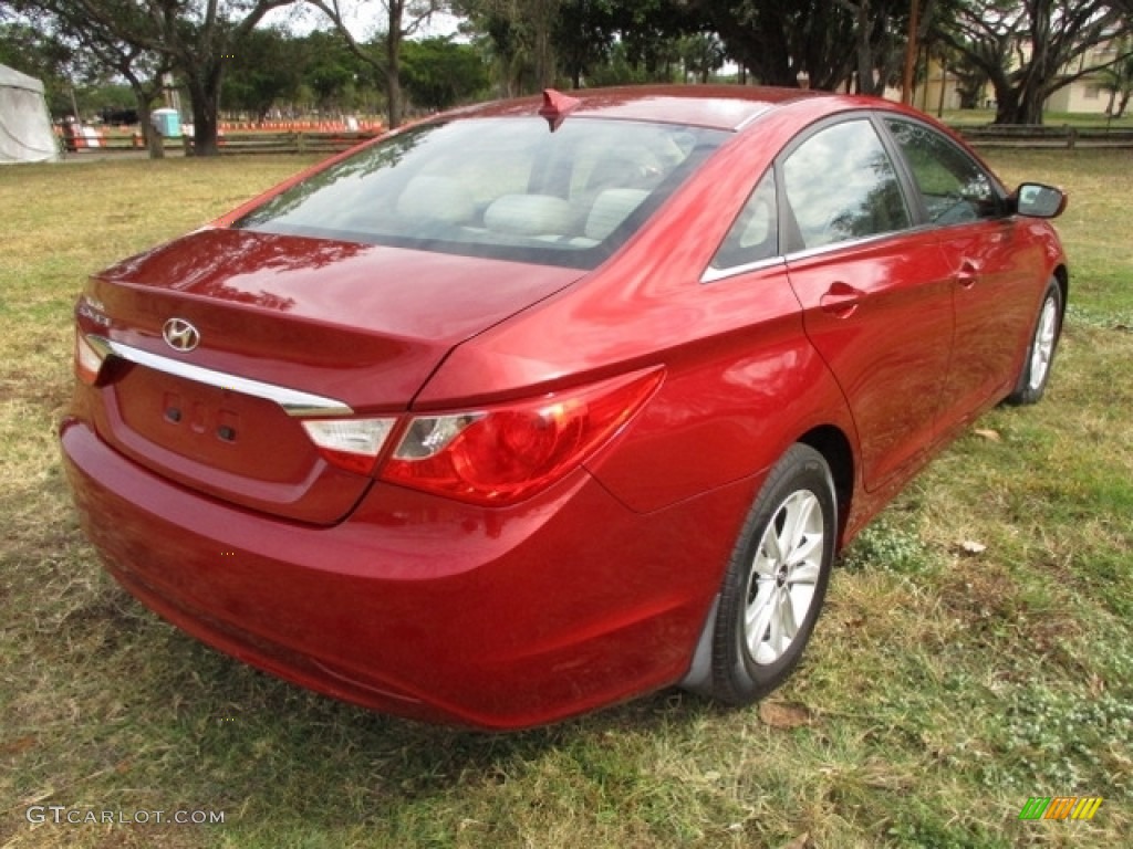 2013 Sonata GLS - Sparkling Ruby / Camel photo #61