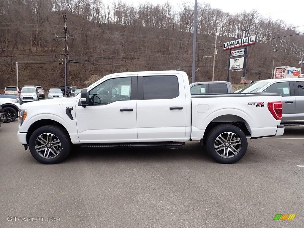 Oxford White 2021 Ford F150 STX SuperCrew 4x4 Exterior Photo #140780480