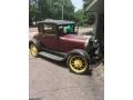 Maroon 1928 Ford Model A Rumble Seat Roadster
