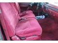 1996 Ford F350 Red Interior Front Seat Photo