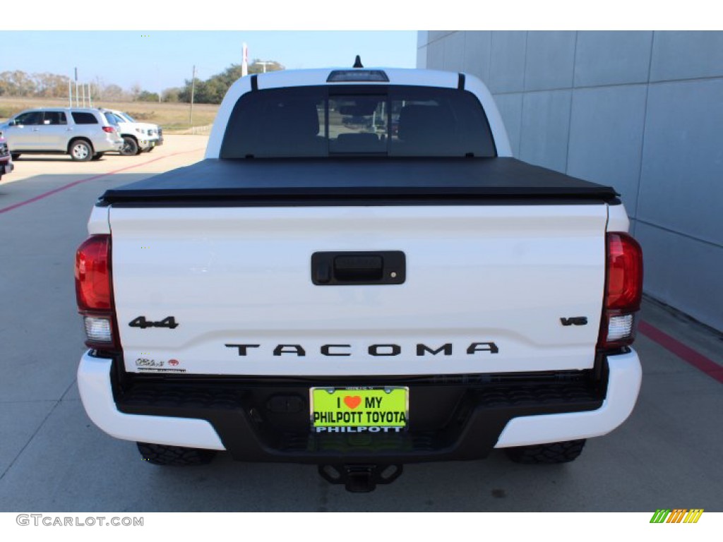 2020 Tacoma SR5 Double Cab 4x4 - Super White / Cement photo #7